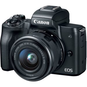 Canon EOS M50 Mirrorless Camera with 15-45mm Lens