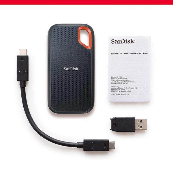 SANDISK E61 EXTREME PORTABLE EXTERNAL SSD V2 1TB
