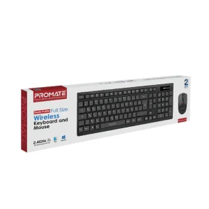 Promate Wireless Keyboard & Mouse Combo