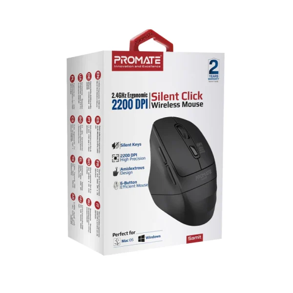 PROMATE ERGONOMIC WIRELESS MOUSE