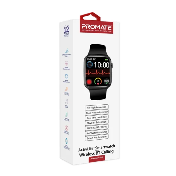 Promate ActivLife Smartwatch with Hands-Free Function