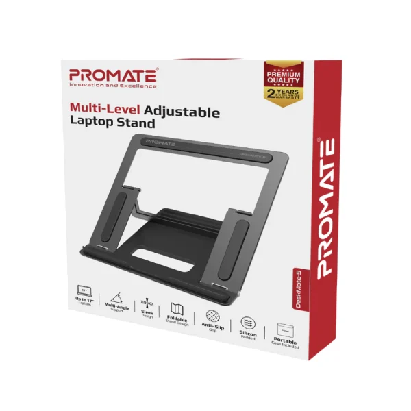 Promate Multi-Level Adjustable Laptop Stand