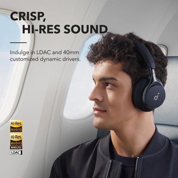 Anker Soundcore Space One – Active Noise Cancelling Headphones – A3035 – Black