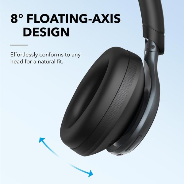 Anker Soundcore Space One – Active Noise Cancelling Headphones – A3035 – Black