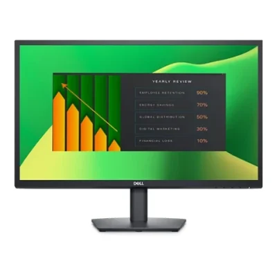 Dell E2423H 23.8″ FHD Monitor, Black Color, Connectivity : 1 VGA, 1 DisplayPort 1.2 – E2423H