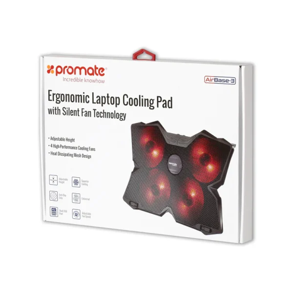 Promate AirBase-3 Laptop Cooling Pad