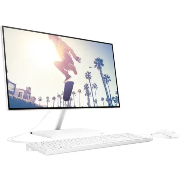 HP All-in-One 24-CB1021NH Intel Core i5-1235U 8GB RAM 512GB SSD 23.8" Full HD Display Intel Iris X Graphics FreeDOS Bundle All-in-One PC - 6P0E3EA