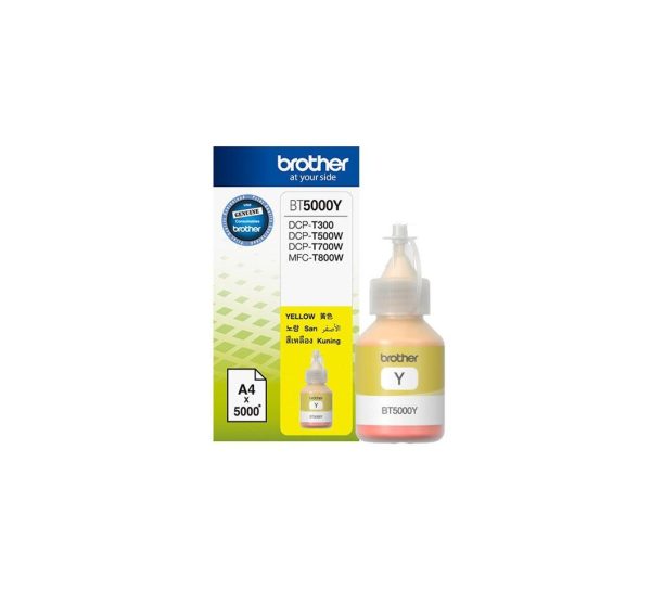 BROTHER INK CART BT5000Y T300/T500 8ZC8C200340 YLW