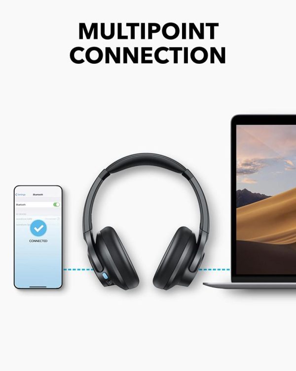 Anker Soundcore Q11i Over-Ear Headphones – A3005HA1 – Dark Grey