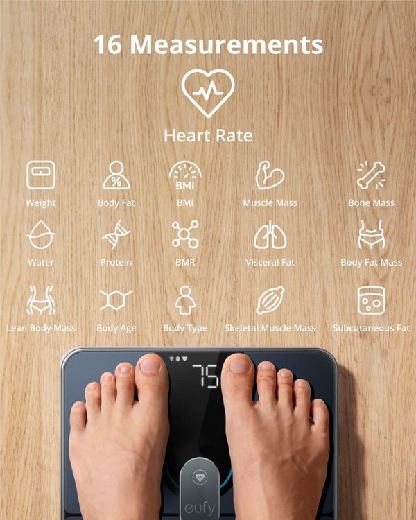 Eufy by Anker Smart Scale P2 Pro – T9149K11 – Black