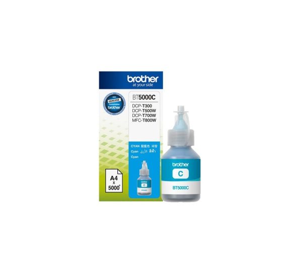 BROTHER INK CART BT5000C T300/T500 8ZC8C200340 CYN