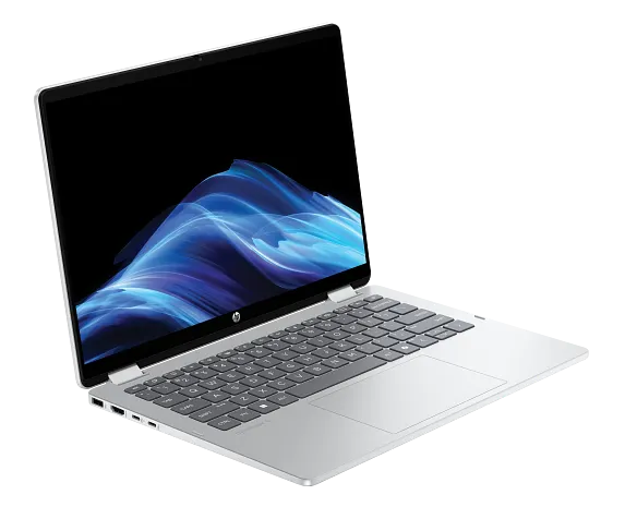 HP OmniBook 5 Flip 14 X360, Windows 11 Home, 14", Touch screen, Intel® Core™ 7, 16GB RAM, 512GB SSD, 2K, Glacier silver