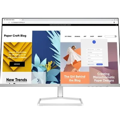 HP Series 5 27 inch FHD White Monitor