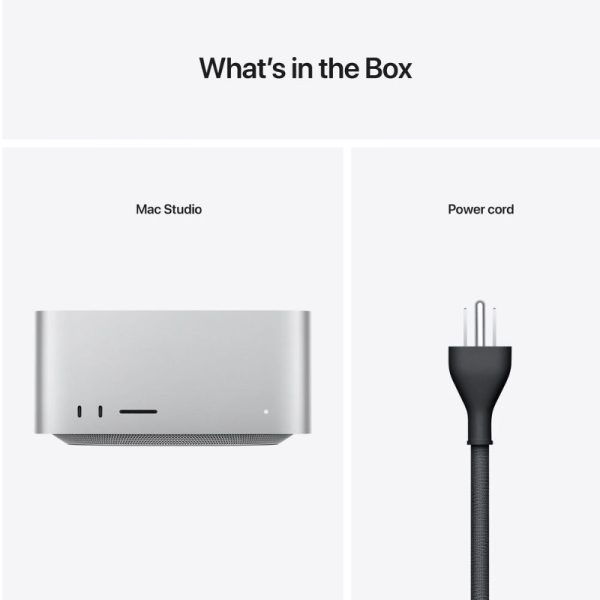 Apple MAC STUDIO, APPLE M1 ULTRA, 20C CPU, 48C GPU, 64GB UM, 1TB SSD – SILVER (MJMW3B/A)
