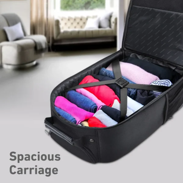 Promate Mogul-TR, SecureStorage™ Trolley bag for 16” Laptop with Multiple Large Compartments