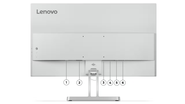Lenovo L27i-4A 27" FHD Monitor, Integrated Speakers, Cloud Grey Color, Connectivity: 1 VGA, 2 HDMI 1.4 - (67BEKAC1AE)