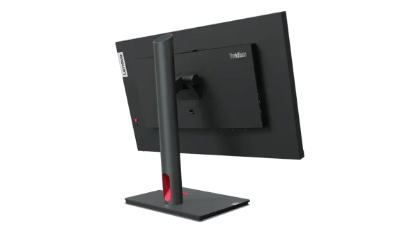 Lenovo ThinkVision P24h-30 23.8 inch QHD Monitor, Height Adjustable Stand, Swivel & Tilt, Raven Black Color, Connectivity: 1 USB-C 3.2 Gen 1, HDMI 2.1 TMDS, DisplayPort 1.4, RJ45 Ethernet Port , 4 USB 3.2 Gen 1
