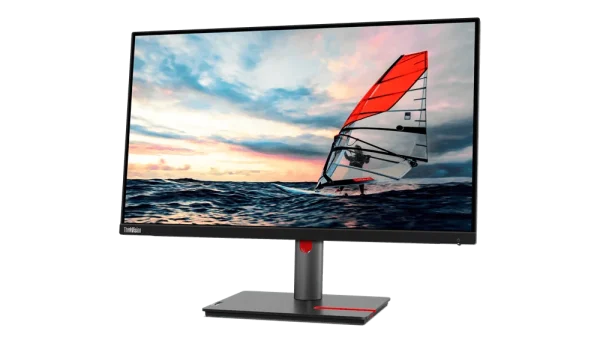 Lenovo ThinkVision P25i-30 24.5 inch FHD Monitor, Tilt, Swivel,Height Adjustable Stand, Raven Black Color, Connectivity: VGA, HDMI, DisplayPort,1 USB-B