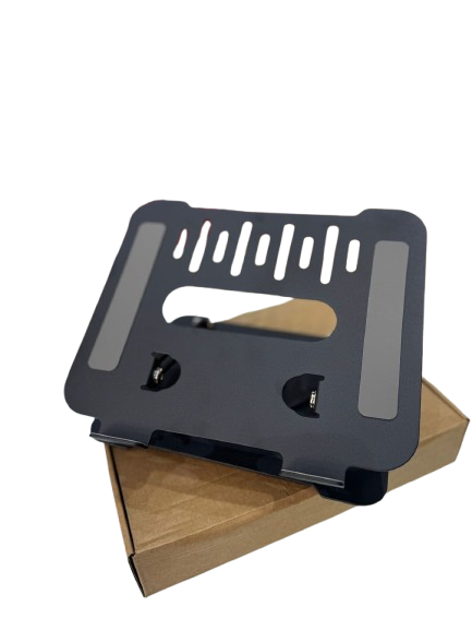 Ergonomic Metallic Laptop Stand Round