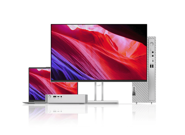Lenovo L27i-4A 27" FHD Monitor, Integrated Speakers, Cloud Grey Color, Connectivity: 1 VGA, 2 HDMI 1.4 - (67BEKAC1AE)