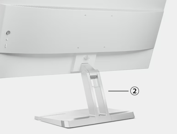 Lenovo L27i-4A 27" FHD Monitor, Integrated Speakers, Cloud Grey Color, Connectivity: 1 VGA, 2 HDMI 1.4 - (67BEKAC1AE)