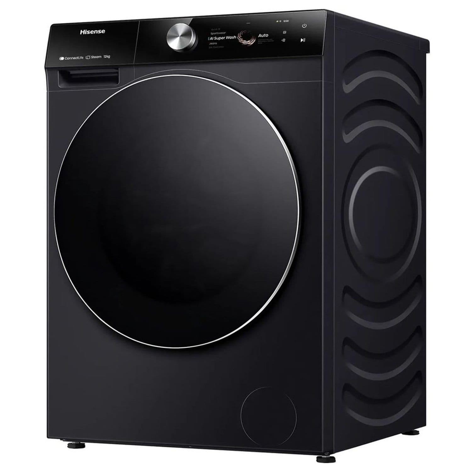 Hisense 12kg Smart Front Load Washing Machine with Touch Screen WF7S1247BB - Image 2