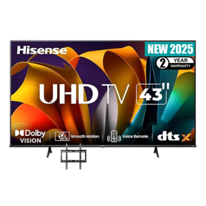 Hisense 43″ inch 4k UHD Frameless Smart TV