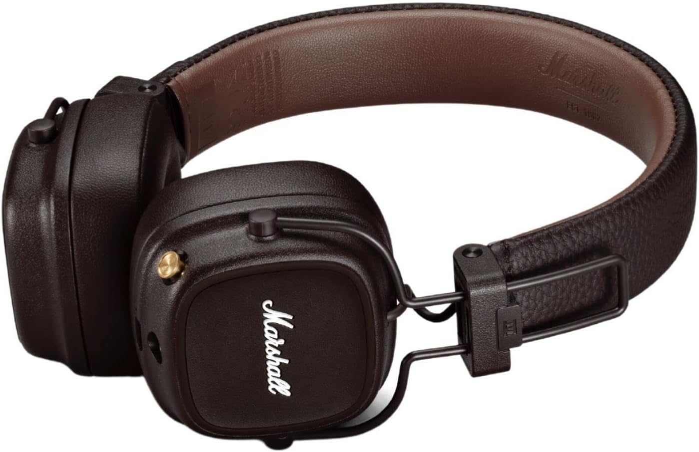 Marshall Major IV On-Ear Bluetooth Headphones, Brown - Image 3