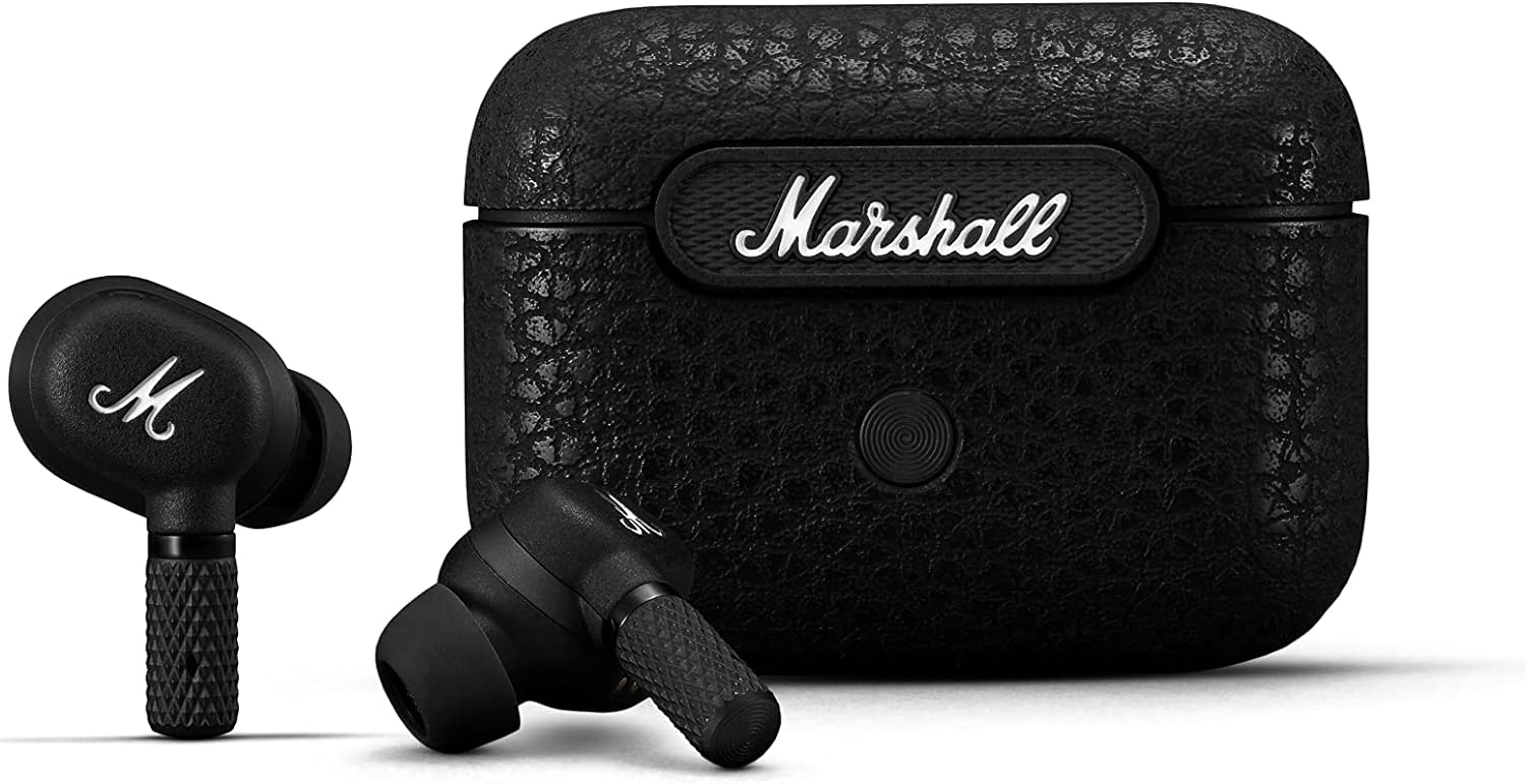 Marshall Motif True Wireless Noise Canceling Headphones, In Ear, Black - Image 2