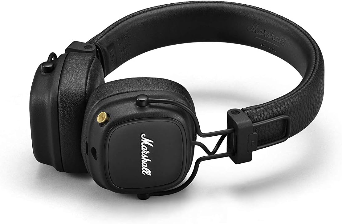 Marshall Major IV On-Ear Bluetooth Headphones, Black - Image 3