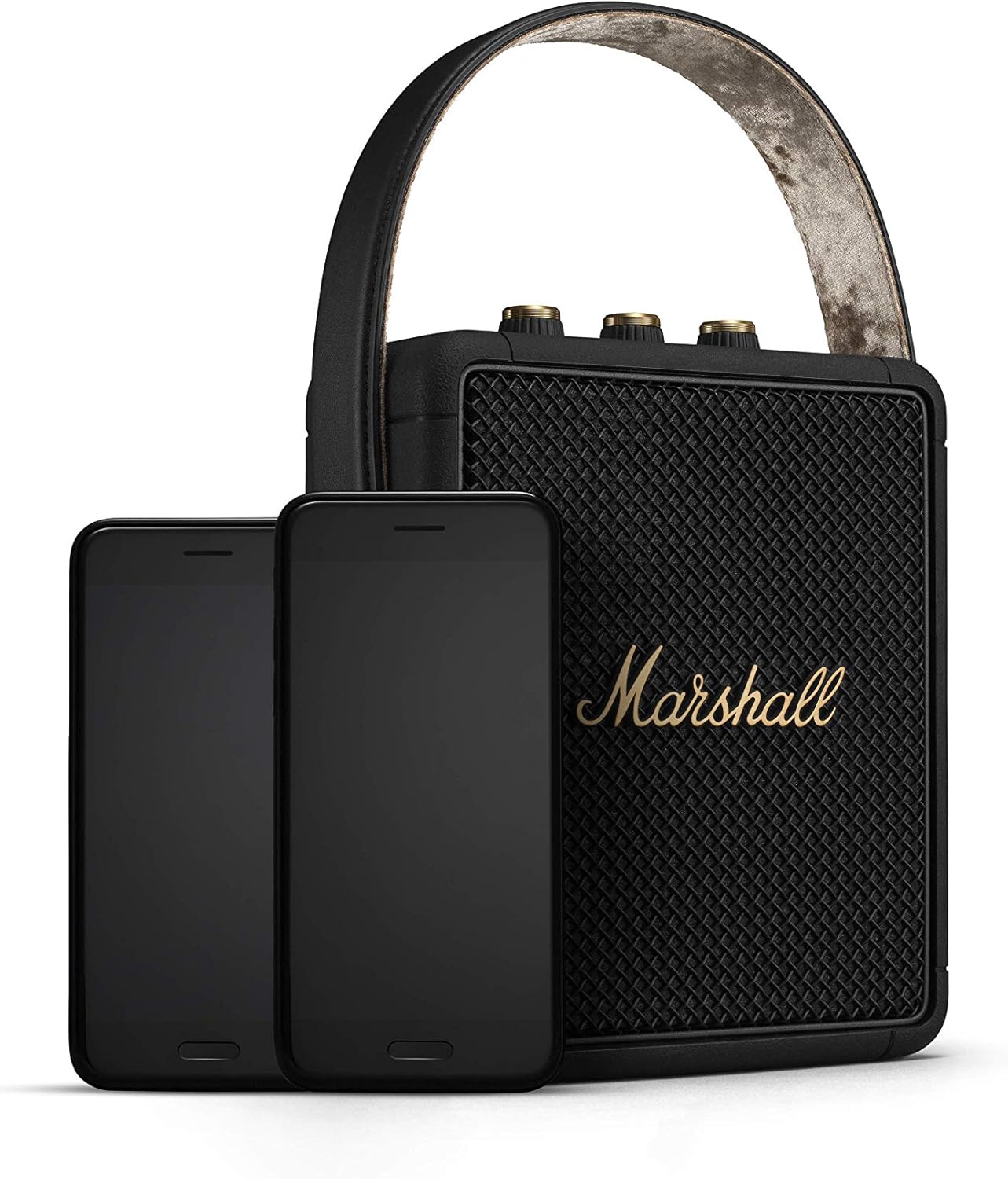 Marshall Stockwell II Portable Bluetooth Speaker - Black & Brass - Image 6