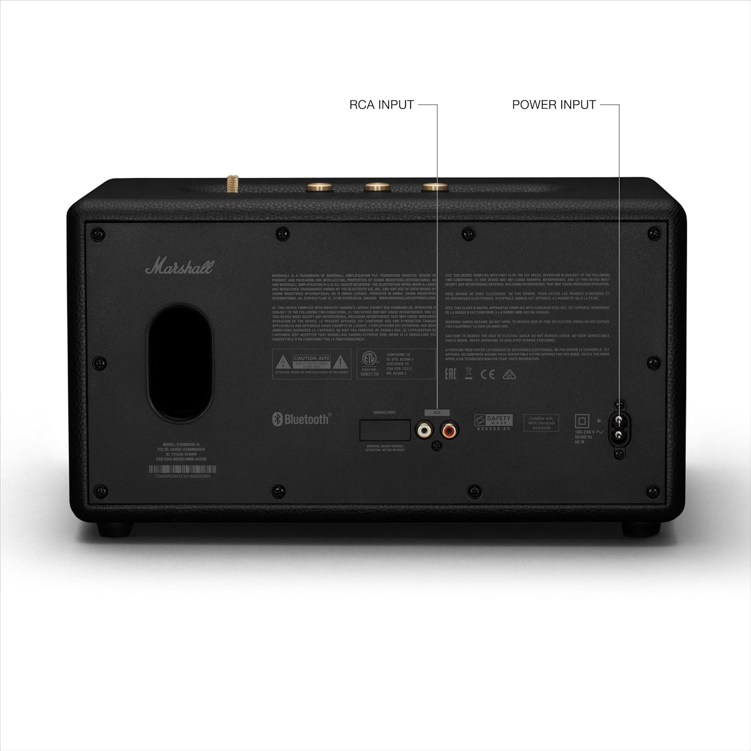 Marshall Stanmore III Bluetooth Home Speaker - Loud Stereo Sound with Bass and Treble Controls - Image 4