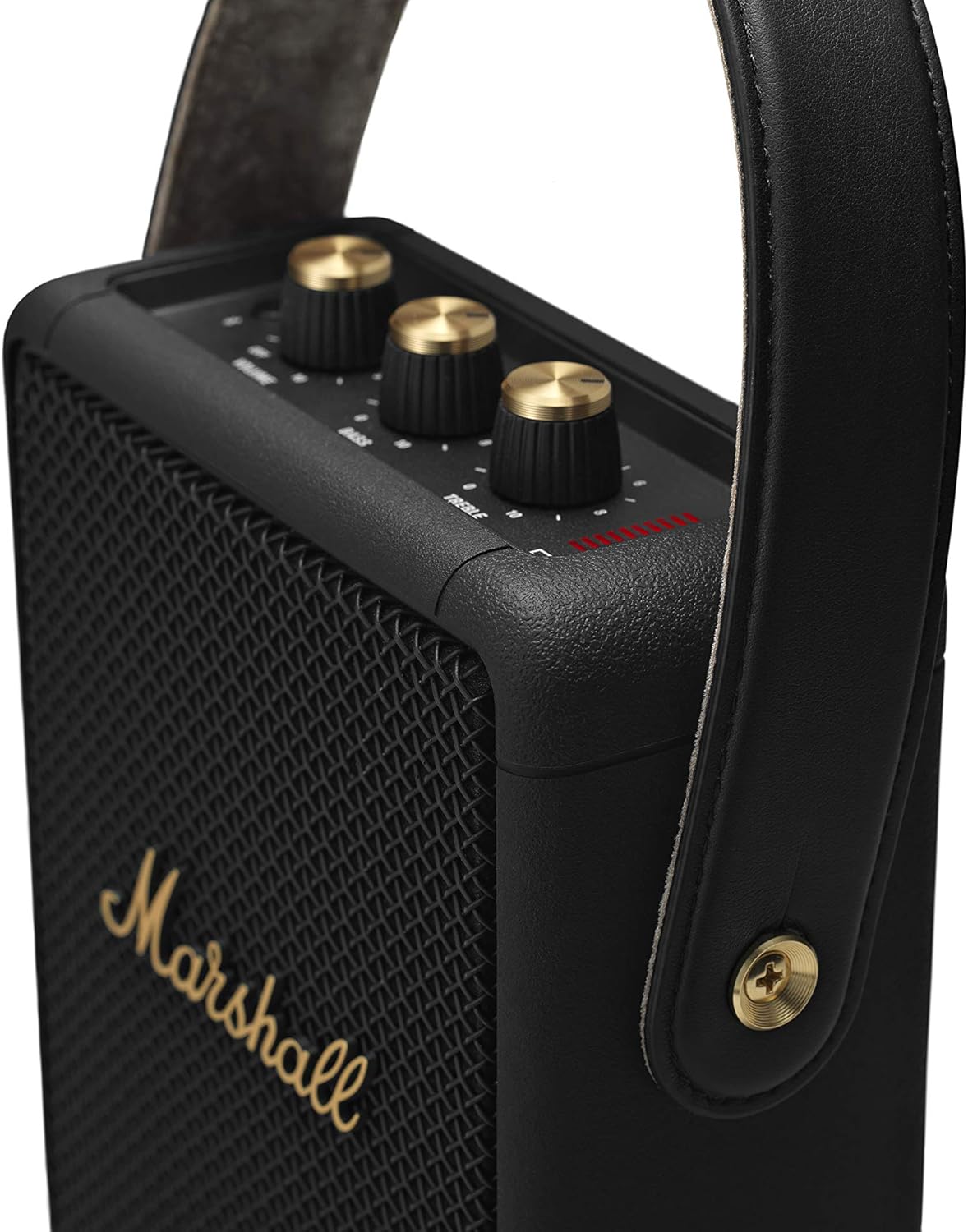Marshall Stockwell II Portable Bluetooth Speaker - Black & Brass - Image 4
